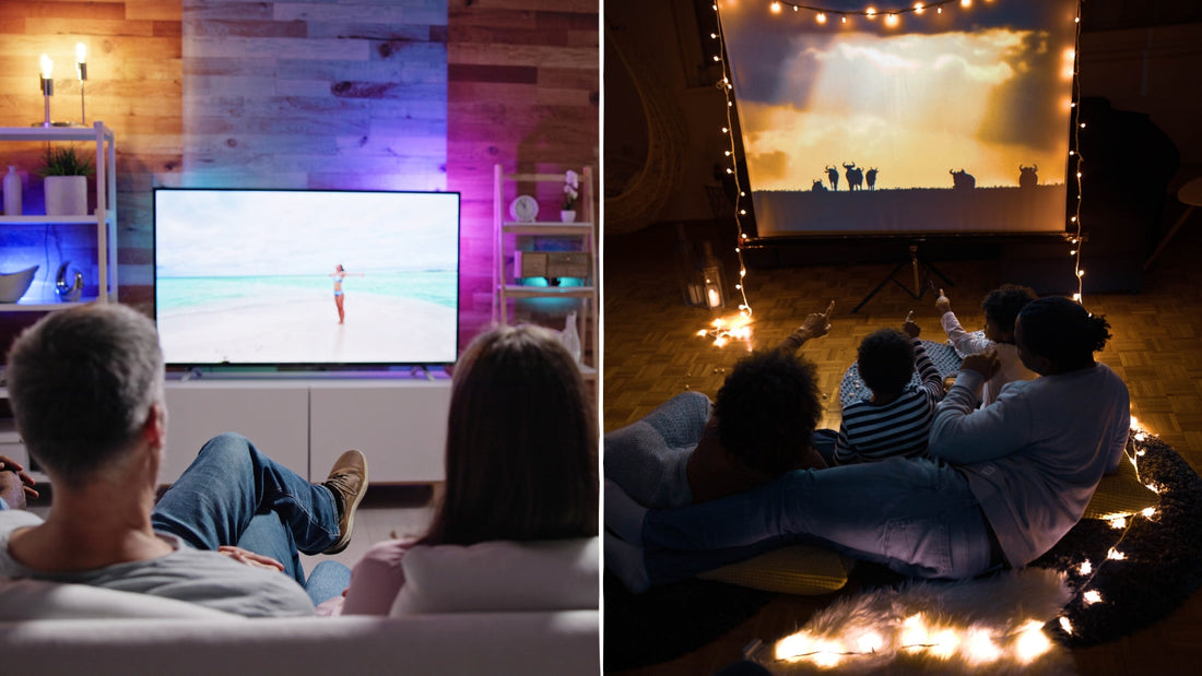 Projector vs. TV: Why VisionBeam is Best for Home Entertainment