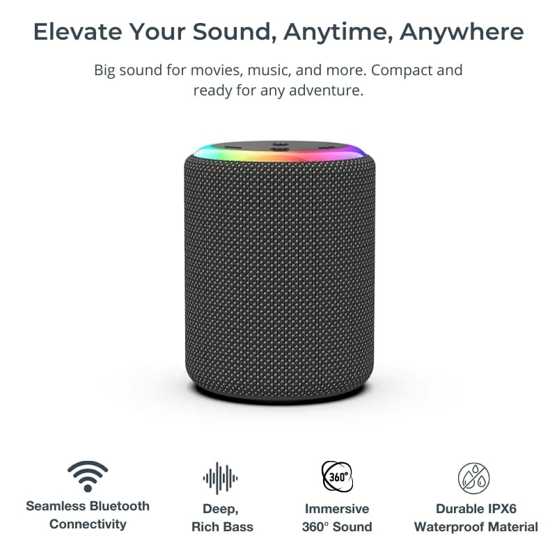 ViSound™ Pulse - Portable Bluetooth Speaker